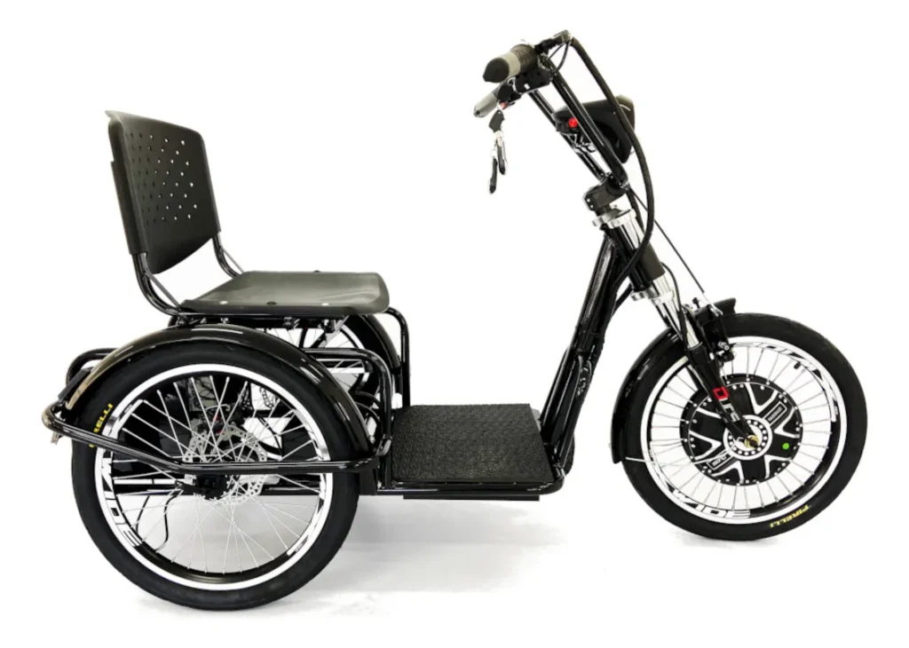 Duos Fox 2023 Triciclo Elétrico com Ré 800W 15mAh 32km h sem cnh