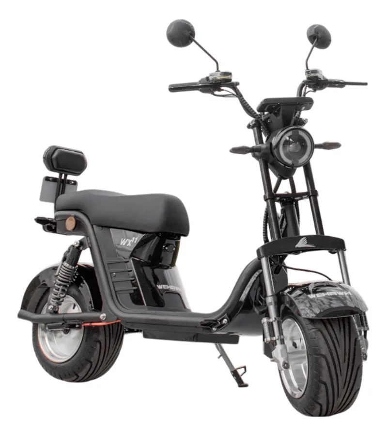 Wehawk-Scooter-Wx-11-Eletrica-Ebike-1000W-Velocidade-de-32-Km-h-Autonomia-De-45-Km-2-Lugares-Scooter-Autopropelido-Sem-CNH-Cor-Preta-Sem-Cnh